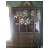Mahogany china cabinet