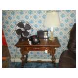 Jacobean table, Banner Fan, Early Telephone