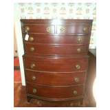 mahogany chest on chest