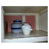 Early blue band bean pot 