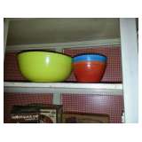 3 Fireking mixing bowls