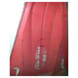 Early red metal sled