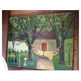 Primitive Oil on Canvas