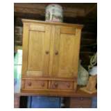 Early pine cabinet