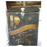Early painted Coffee Tin Large