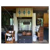 pair zinc fluted columns