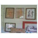 lot of nudes framed