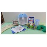 HCE028 Home Spa Lot - Foot Massager, Heating Pad & More