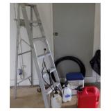 HCE039 Outdoor Lot - Ladder, Sprayers, Gas Can & More