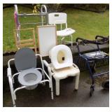 HCE041 Useful Health Aids - Walkers, Seats, Tray Table
