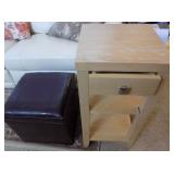 HCE067 Footstool and Side Table