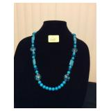 HFJ034 Agate, Crystal and Glass Necklace