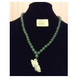 HFJ035 Jade and Aventurine Necklace