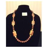 HFJ037 Beautiful Agate and Jasper Necklace