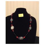 HFJ038 Stunning Agate and Onyx Necklace