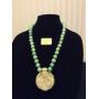 HFJ014 Stunning Jade Necklace w/ Bottle Pendant