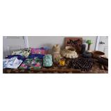 DDC034 Vintage Aloha Shirts, Kukui Nut Lei, Hats, Wooden Bowl & More!