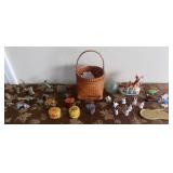 DDC037 Trinket Boxes, Miniature Figurines, Glass Ball, Basket & More!