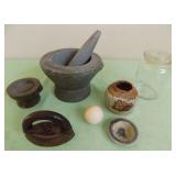DDC066 Stone Mortars & Pestle, Ceramicware and More