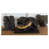 ADK021 Vintage Carved Wooden Figurines