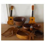 ADK024 Wooden Bowls and Trays, Ukulele and More!