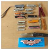 ADK033 Various Pocket Knives 