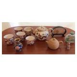 JYR002 Elegant Oriental Décor - Teapot Set, Snuff Bottle & More