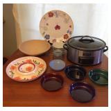 JYR007 The Entertaining Lot - Bowls, Plates, Crock Pot