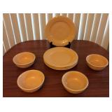JYR019 Longaberger Pottery Dishware - Butternut