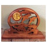 JYR043 Beautiful Koa Desk Clock