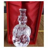 IET006 Waterford Crystal Snowman  Sculpture