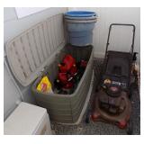 IET045 Lawnmower and Storage Bin