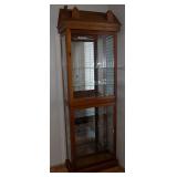 IET066 Tall Wooden Curio Cabinet