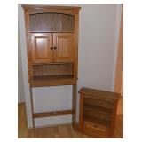 IET071 Wooden Bathroom Organizer and Hutch