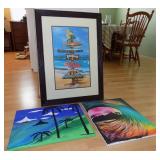 IET072 Beach Scenery Artwork