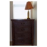 IET082 Wicker Dresser and Surfboard Lamp
