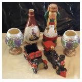 JHA008 Stone-Like Quails, Tiki Mug, Collectible Ceramics