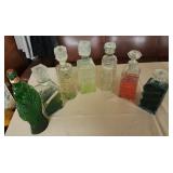 JHA019 Vintage Glass Bottle Liquor Decanters Spirits #7