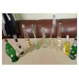 JHA022 Vintage Glass Liquor, Stretched Coke/Pepsi Bottles & More