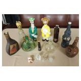 JHA024 Unique Vintage Liquor Glass, Ceramic Bottles & Stoppers