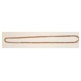 JHA101 Unique 15" 14KT Gold Italy Braided Chain