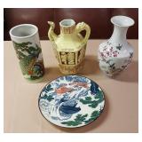 JHA062 Vintage Oriental Ceramic Vases & More