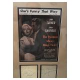 GY037 John Garfield & Lana Turner Autographs