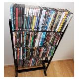 APC016 Huge Assortment of Great DVDs & Rack