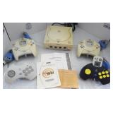 APC217 Vintage Sega Dreamcast System & Four Controllers