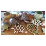 HPT015 Turtle Trivets, Dishes, Figurines & More