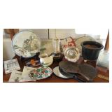 HPT046 Hoya Glassworks Clock, Ando Cloisonné Dish & More