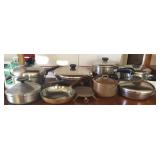 HPT069 Revere Ware Copper Clad Pots & More