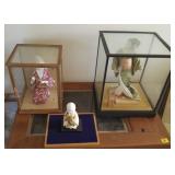 HPT077 Vintage Japanese Dolls in Glass Cases