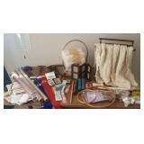 HPT082 Folding Contemporary Wood Table, Craft Supplies & More